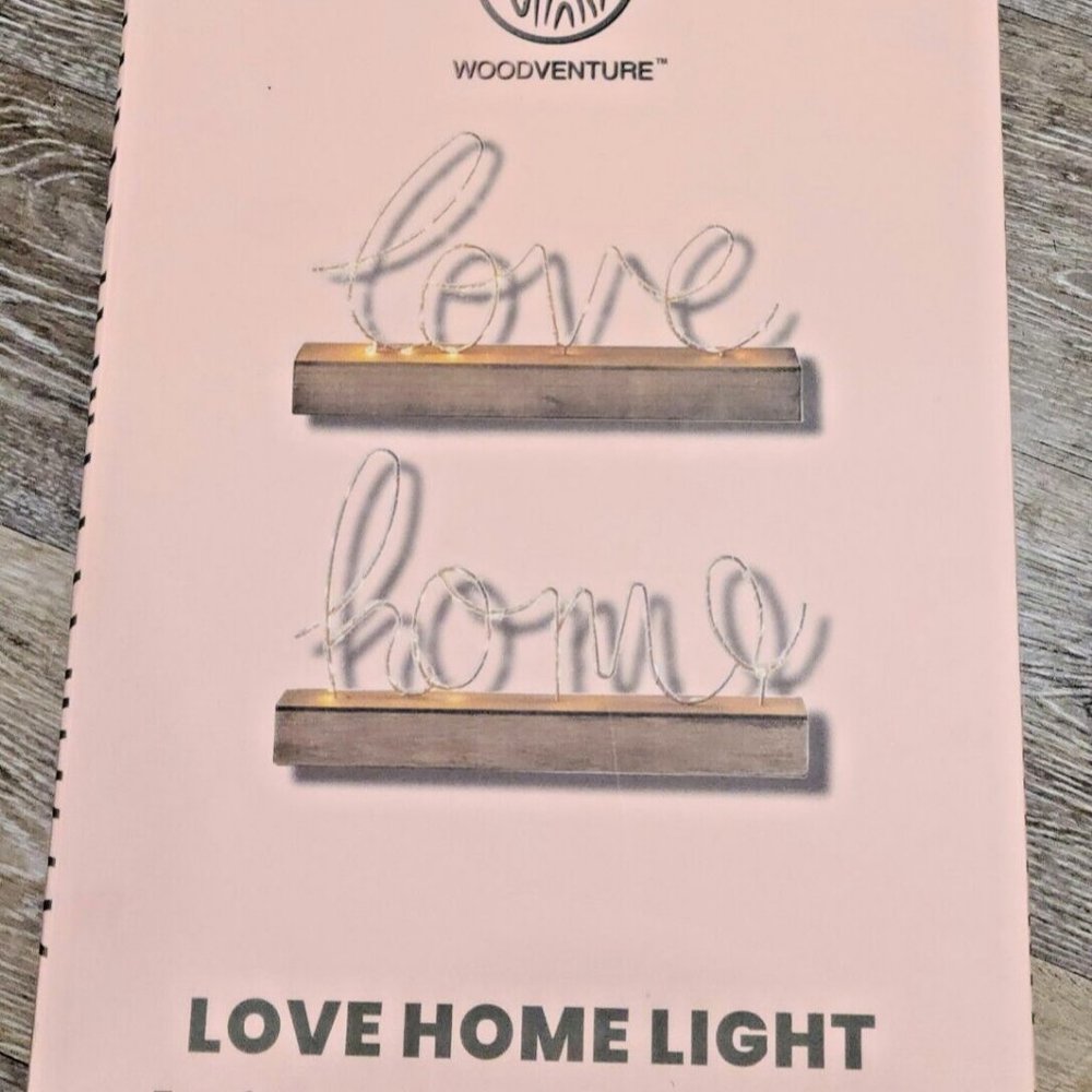 LOVE HOME Letters LED Light Decoration Living Room Bedroom Layout Ornaments Home